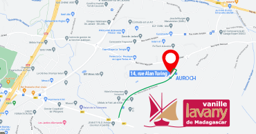 Plan accès au 14, rue Alan Turing - 81000 ALBI - France
